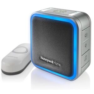 Honeywell Home Series 5 Portable Wireless Doorbell W/ Halo Light and Push Button